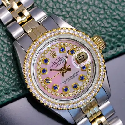 Rolex Datejust Two-Tone Pink MOP Diamond