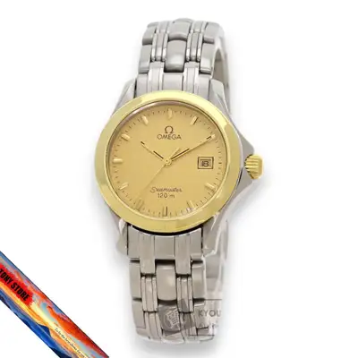 Omega Seamaster Date Stainless Steel K18