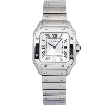 Cartier Santos WSSA0082 Bracelet Solid Silver