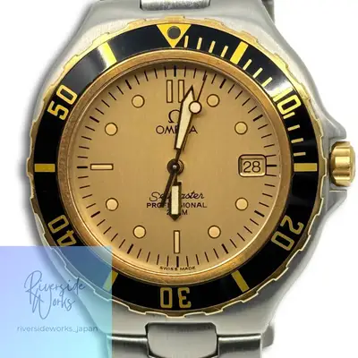 Omega Seamaster Professional Gold QZ Working