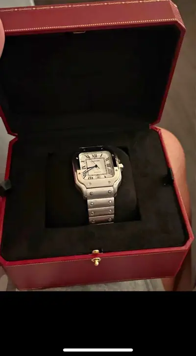 Cartier Santos W20060D6, silver medium, but