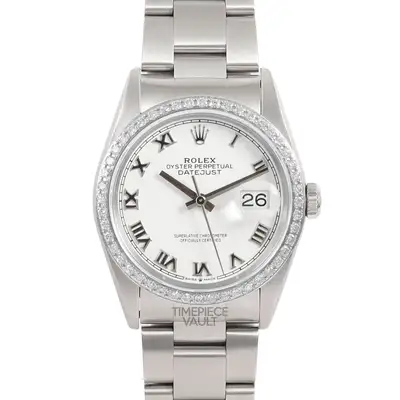Rolex DATEJUST OYSTER STEEL WHITE DIAMOND