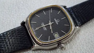 Omega Seamaster Black Tapestry Steel