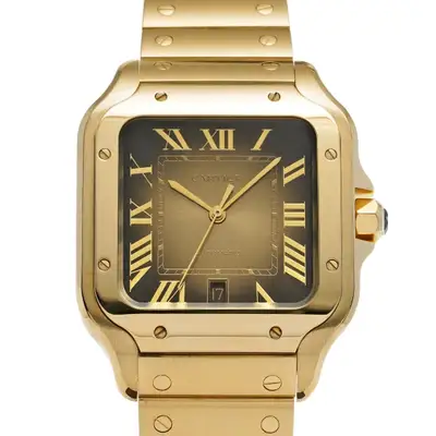 Cartier Santos WGSA0095 4070) Yellow Gold