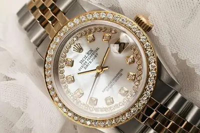 Rolex Datejust White Mother Of Two