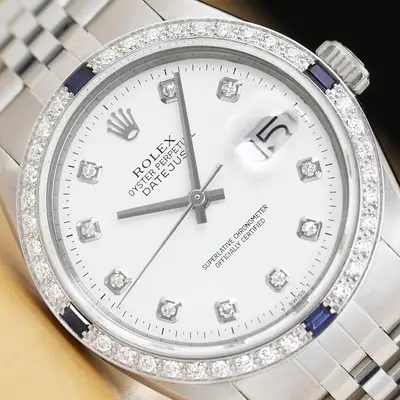 Rolex DATEJUST 18K WHITE GOLD STEEL