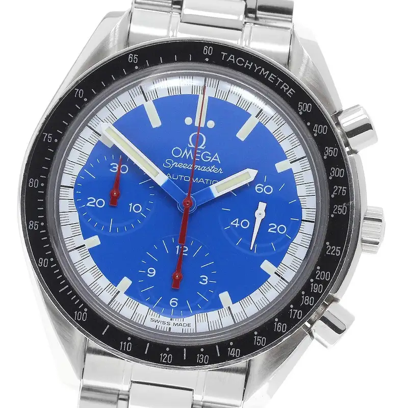 OMEGA WATCH 3510.81 SPEEDMASTER RACING SCHUMACHER CHRONOGRAPH AUTOMATIC SS MEN'S