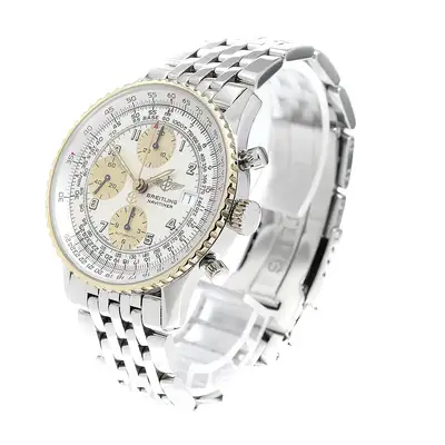 Breitling Old Navitimer D13022 Silver Chronograph