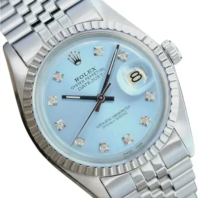 Rolex Datejust Steel Ice Blue Jubilee