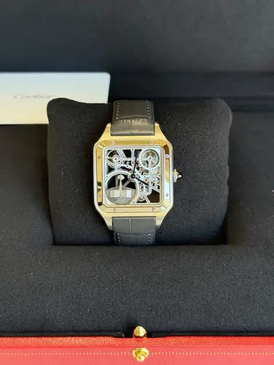 Cartier Santos Dumont Large Model Skeleton