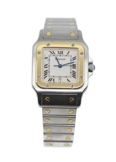 Cartier Santos Galbee 18K/Stainless Steel W20011C4