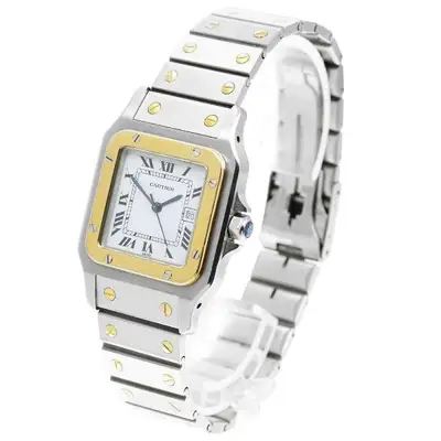 Cartier SANTOS GALBÉ LM SS White