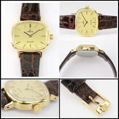 Omega Seamaster Square Leather x