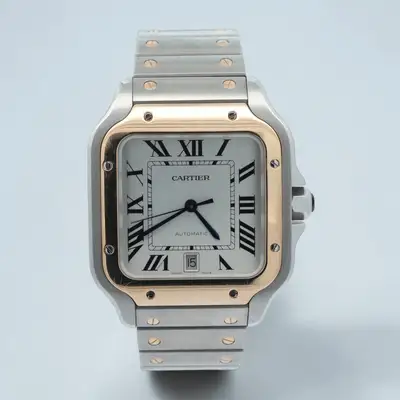 Cartier STEEL AND GOLD SANTOS DE