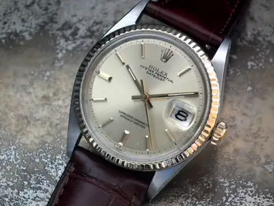 Rolex Stunning Steel Solid Gold Rolex Oyster
