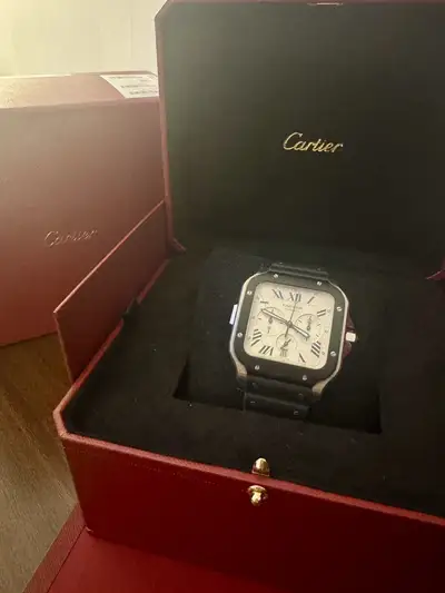 Cartier Santos de Cartier Chronograph Black