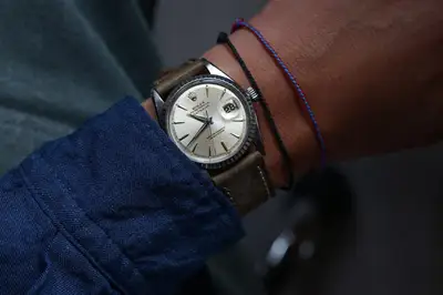 Rolex c1961 ROLEX DateJust Speckled Patina 1603