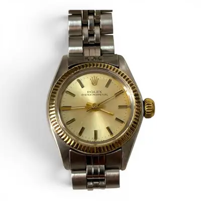 Rolex Oyster Perpetual Two Tone Big