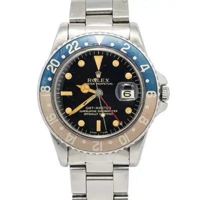 Rolex GMT Master 1675 Patina Gilt