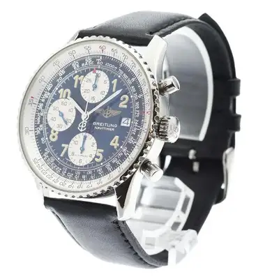 Breitling NAVITIMER A13022 SS Black Silver