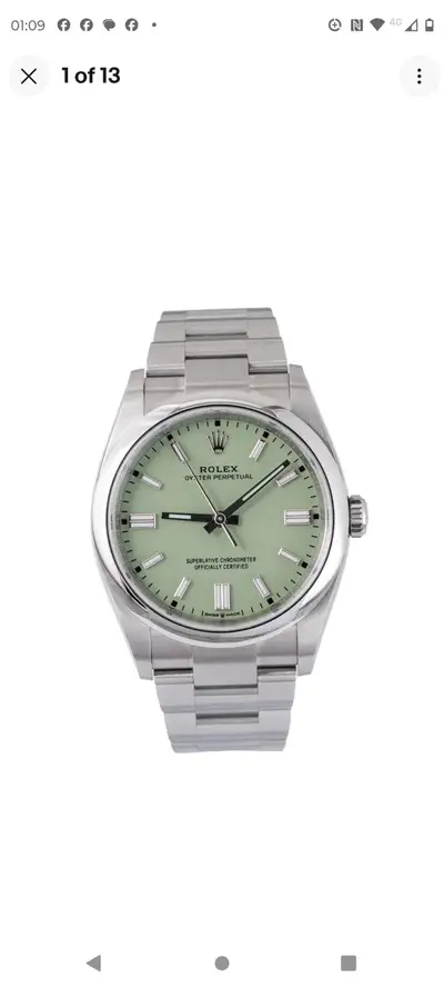 Rolex Oyster Perpetual 36 126000 Pistachio