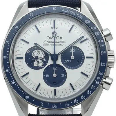 Omega Speedmaster Co-Axial Chronograph Silver Snoopy