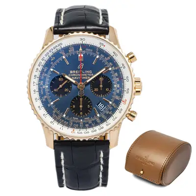 Breitling Navitimer RB0121 Complete Strap Rose