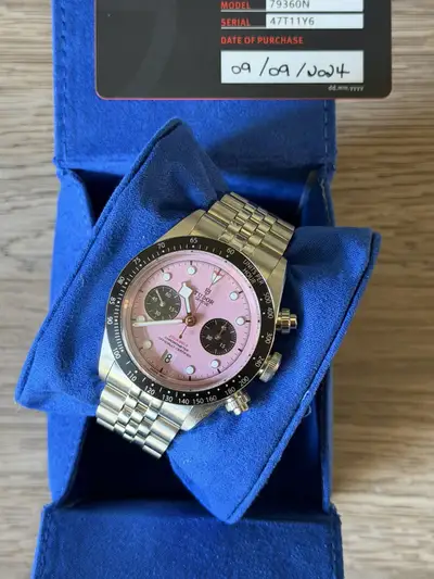 Tudor Black Bay Chrono Miami Pink
