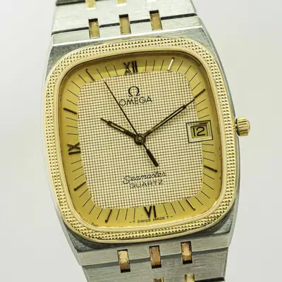 Omega **NEAR OMEGA Seamaster Cal.1430 Roman Gold