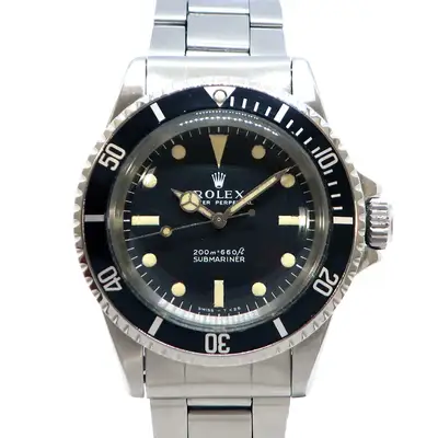Rolex Submariner 5513 Stainless Steel Black