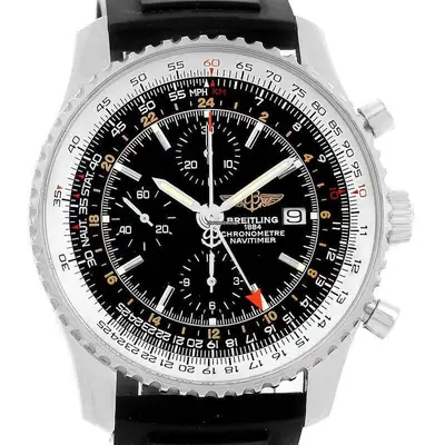Breitling Navitimer World Chronograph GMT Stainless