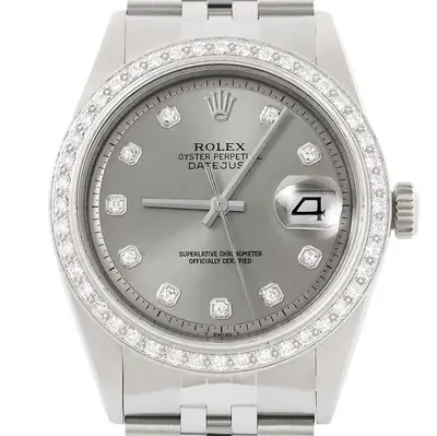 Rolex Datejust Gray 18K Gold SS