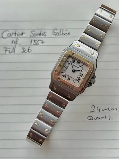 Cartier Santos Galbée Two-Tone Swiss