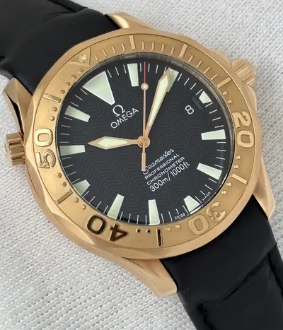 Omega Seamaster 18ct Rose Gold
