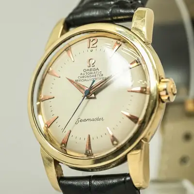 Omega *NEAR OMEGA Seamaster Cal.501 Gold Chronometer