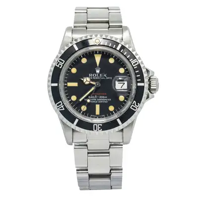 Rolex RED Submariner 1680 Oyster Stainless