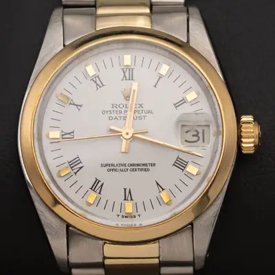 Rolex Datejust 6824 Smooth Bezel White