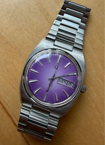 Omega Seamaster Purple Gradation
