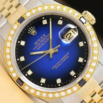 Rolex DATEJUST FACTORY 18K GOLD STEEL
