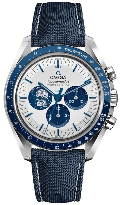 Omega Omega Speedmaster 31032425002001 "Silver Snoopy Award" Blue & Silver Mens Watch
