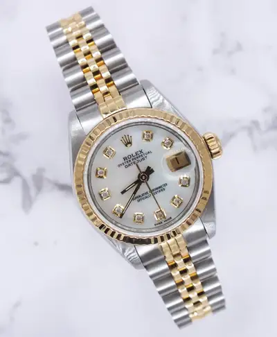 Rolex Datejust in Steel Gold with