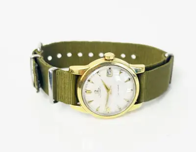 Omega Seamaster Gold Tone Case NATO