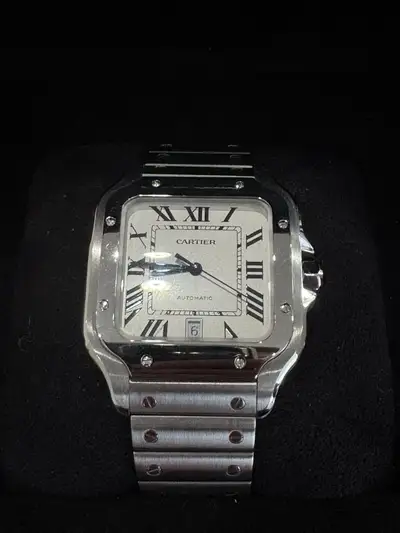 Cartier Santos Large White WSSA0018