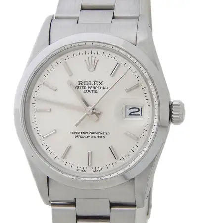 Rolex Date 15000 Quickset Stainless Steel