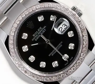 Rolex Datejust Stainless Steel Oyster Diamond