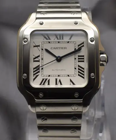 Cartier Santos Medium WSSA0029 Leather Strap