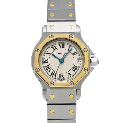 Cartier Santos W2001683 Stainless Steel Ivory