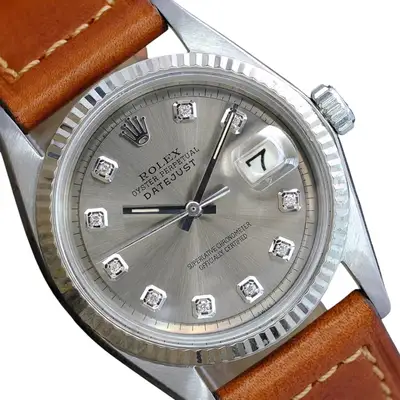 Rolex Datejust Stainless Steel Grey w