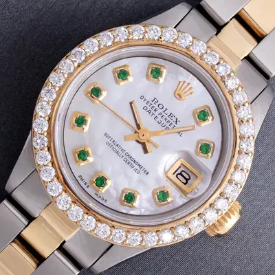 Rolex STAINLESS STEEL DATEJUST DIAMOND BEZEL