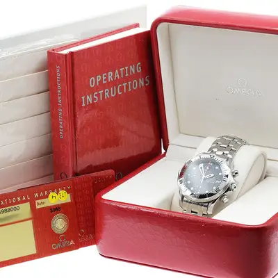 Omega Seamaster 300 2598.8 Blue Chronograph